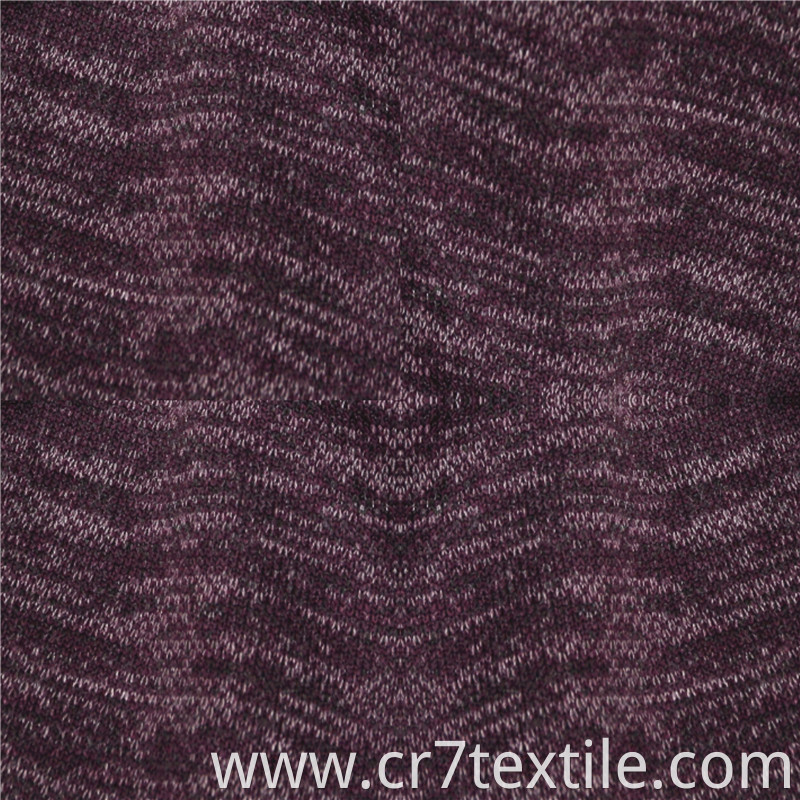 Breathable 4 Way Spandex Dyed Coarse Knitted Jersey Fabric